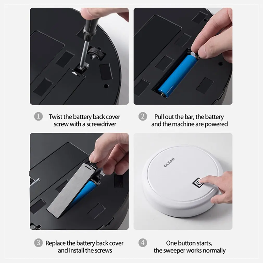 Автоматический USB зарядка беспроводной подметальный робот пылесос Вакуумный для