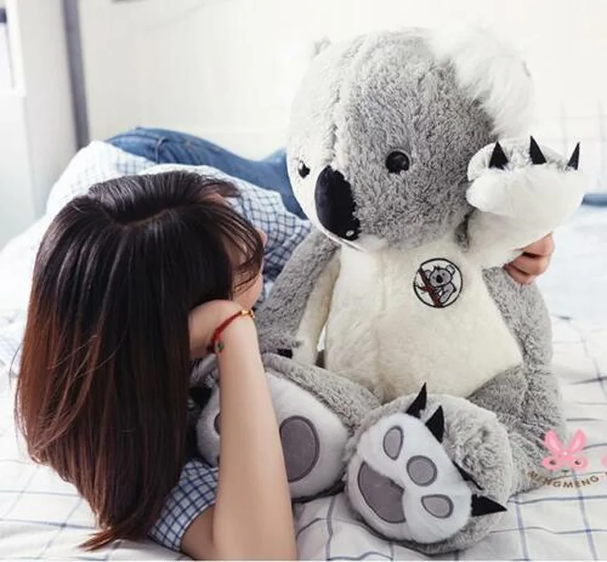 

Giant Australian Koala Plush Toy Plush Doll Stuffed Animal Pillow 75cm Gift Embroidered Toy Stuffed Animals Big Plush Unisex