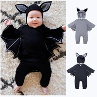 baby boy halloween cosplay clothes autumn spring long sleeve romper hat wings girl kids toddler baby boy clothing jumpsuit