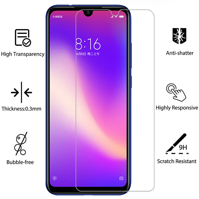 Чехол для redmi note 7 pro защита экрана из закаленного стекла xiaomi ksiomi readmi not note7 7pro