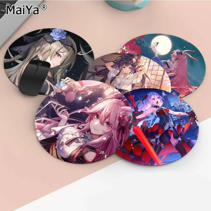 

MaiYa New Design Anime Honkai impact the 3rd Durable Rubber Mouse Mat Pad gaming Mousepad Rug For PC Laptop Notebook