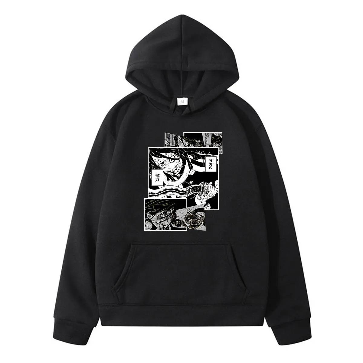 

Demon Slayer Anime Iguro Obanai Japanese Classic Manga Print Winter Long Sleeve Thick Loose Sports Simple Woman Fashion Hoodie