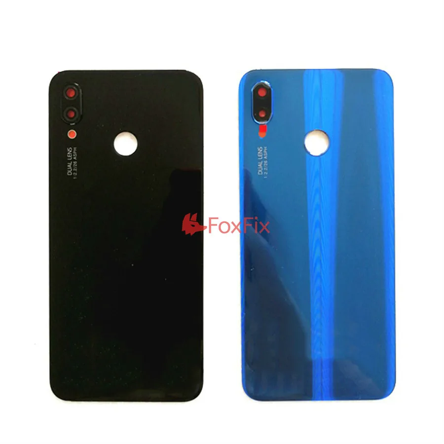 Задняя стеклянная крышка для Huawei P20 Lite аккумулятора Дверная панель задняя