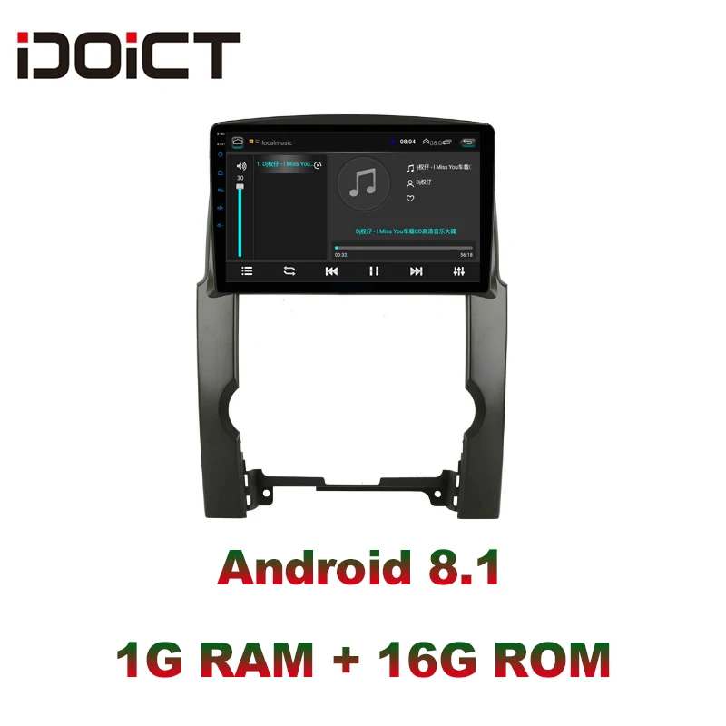Автомобильный DVD плеер IDOICT Android 8 1 GPS навигация мультимедиа для KIA Sorento Radio 2009 2012