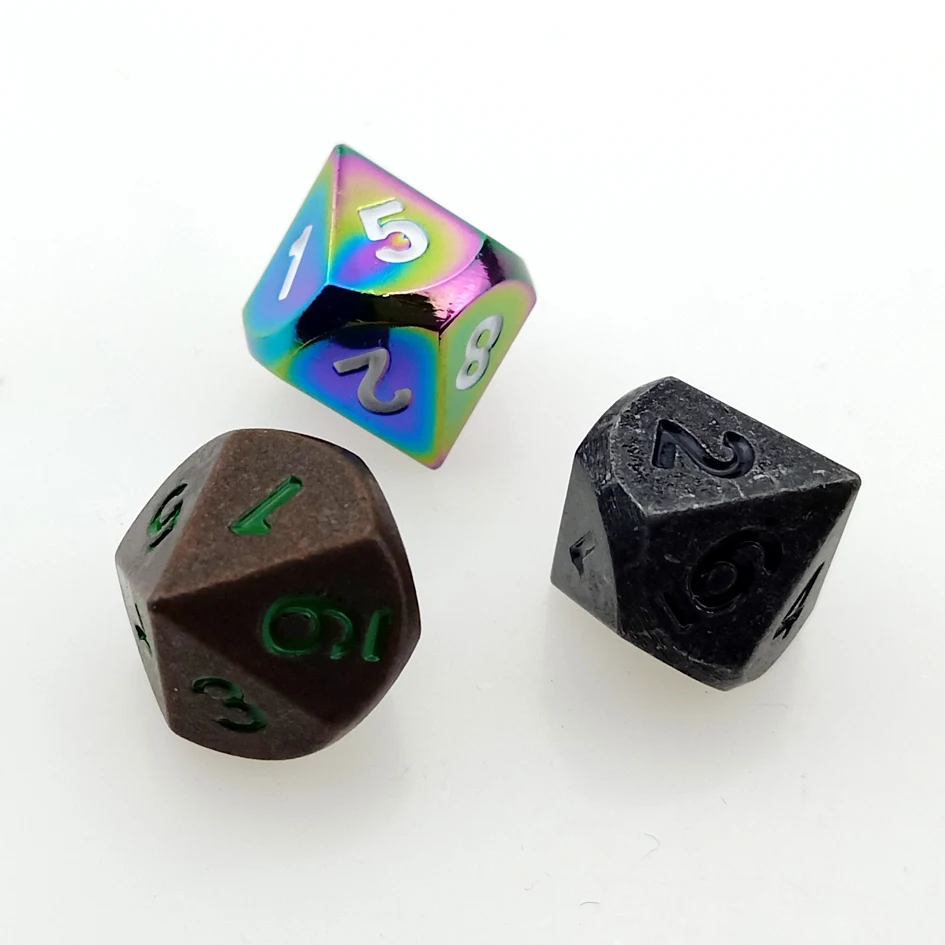 Rollooo 10 Sided Dice Single Metal d10 | Спорт и развлечения