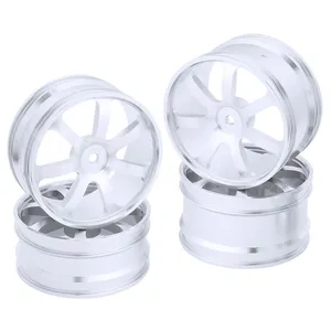 4 шт. передние и задние алюминиевые колесные диски 12 мм диаметр шестигранной ступицы: 62 мм 7 спиц ЧПУ для HSP Redcat Exceed RC 110 внедорожный багги