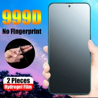 matte hydrogel film for xiaomi mi 11 10t note 10 lite poco m3 x3 redmi note 9s 8 8t 9 10 11 pro no fingerprint screen protector