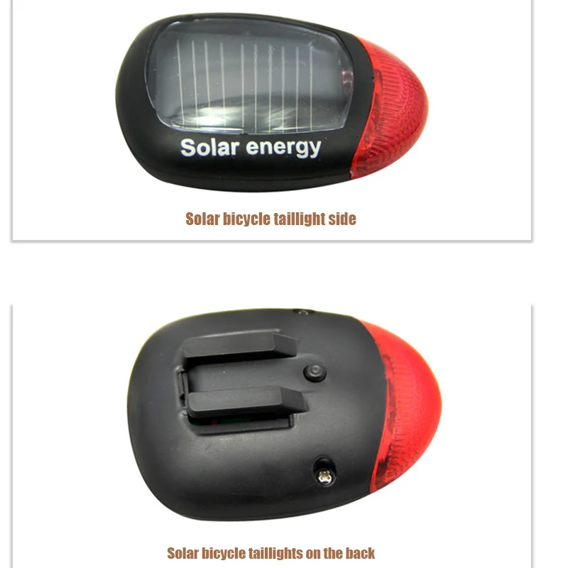Новый светодиодный фонарь на солнечной энергии для велосипеда велосипедный