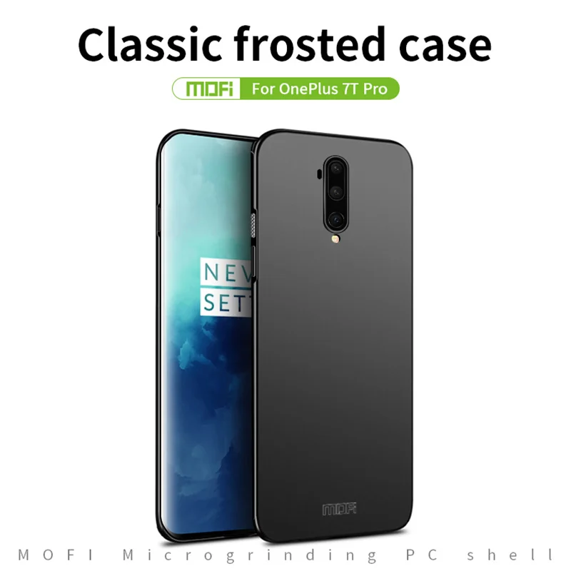 Чехол для Oneplus 7T 7 Pro Обложка чехол MOFI Жесткий 6T 6 тонкий высокого качества 5T 3 |