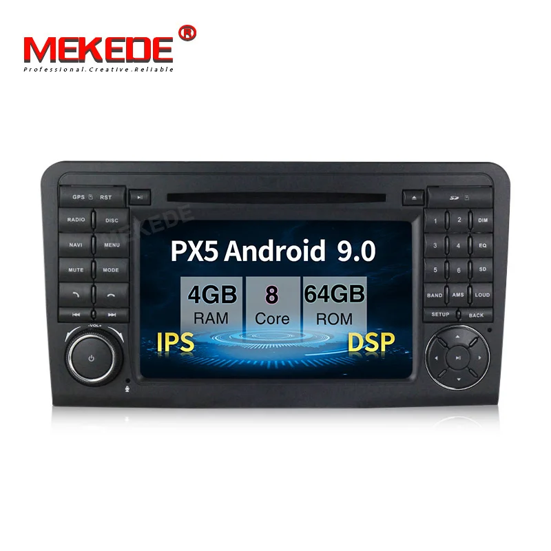 PX5 4 Гб + 64 ГБ Android 9 0 автомобильный мультимедийный плеер для Mercedes Benz ML Class W164 ML300 ML350