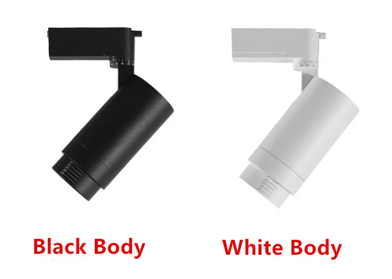 Масштабируемый светодиодный Трековый светильник 12 Вт 20 30 с монолитным блоком