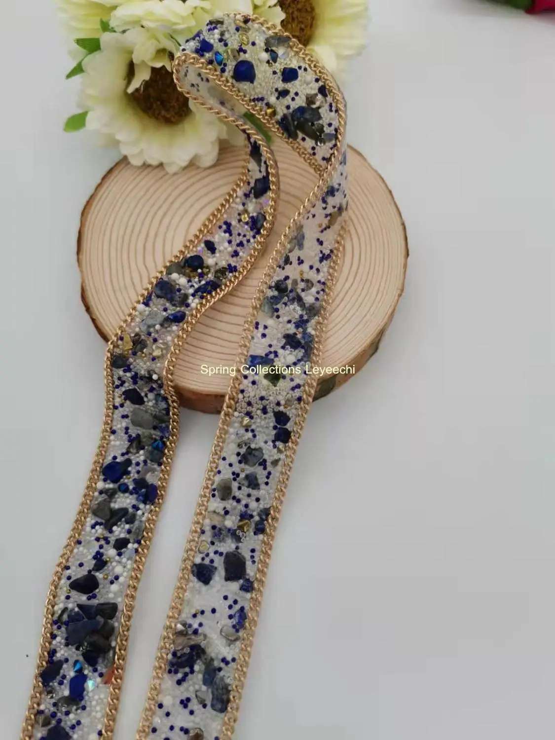 Бесплатная доставка 2*50 см/Лот лента цепочка для торта обрезка свадебное