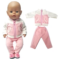 doll clothes for 43cm born baby doll jacket clothes pants set for 17 43cm baby new born doll down coat children doll toys wear
