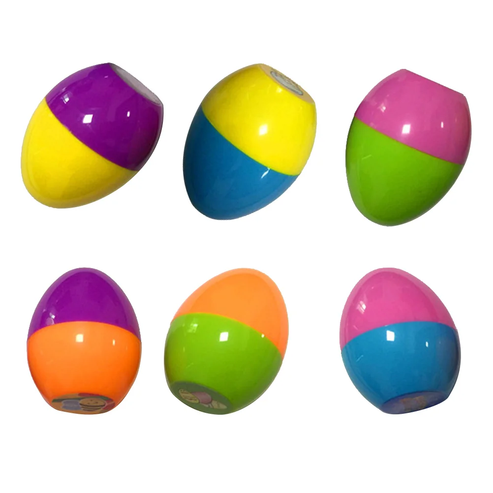 

12Pcs Children Toys Colorful Egg Shaped Stampers Seals Kit for Easter Eggs Game Party Stamps Activities