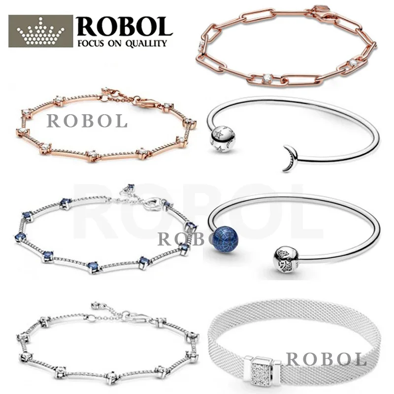 

20 Original 925 Sterling Silver Jewelry 2020 Winter New Bracelet with Original Engraving Suitable for DIY Bracelet Free Shipping