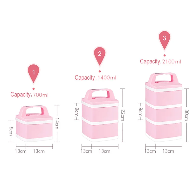 Ланч бокс ONEUP из нержавеющей стали портативный офисный Рабочий герметичная