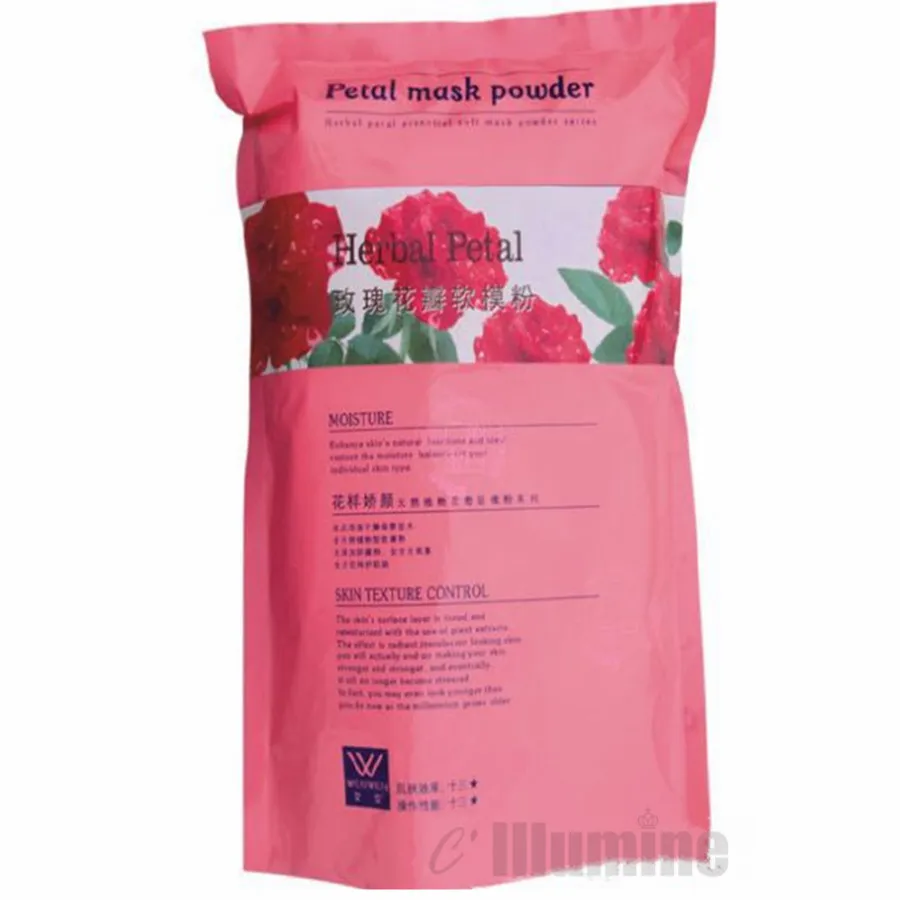 Rose Petal Chamomile Lavender Jasmine Mask Powder Peel Off Modeling Mask Clay Beauty Salon Water Replenishment White 800g