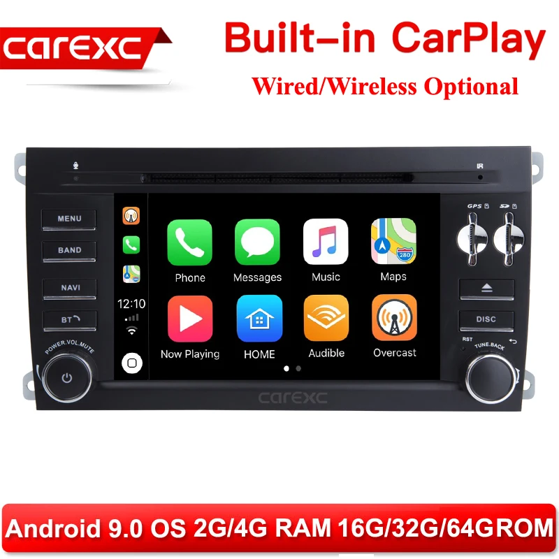 Автомобильный мультимедийный DVD-плеер с Android 9 0 система CarPlay для Porsche Cayenne S GTS 2003-2010
