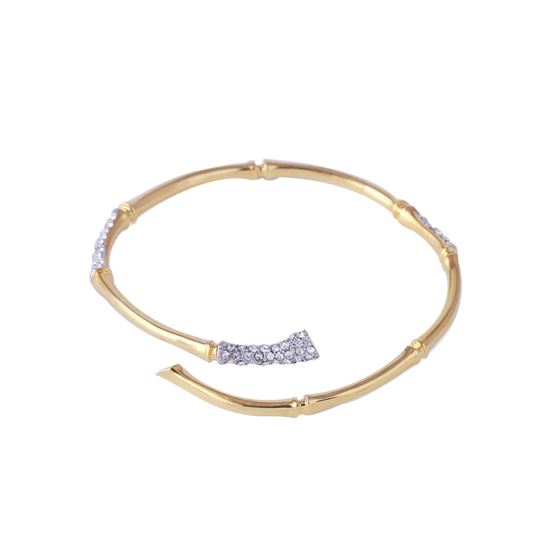

Europe and the United States fashion jewelry simple bamboo shape rising personality creative bangle girls