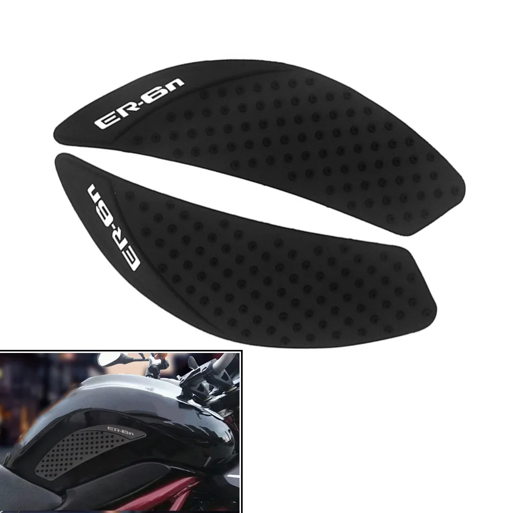 

Motorcycle Anti slip Tank Pad Sticker Case Gas Knee Grip Traction Side Decal Protector For Kawasaki ER-6N ER6N ER 6N 2006-2015