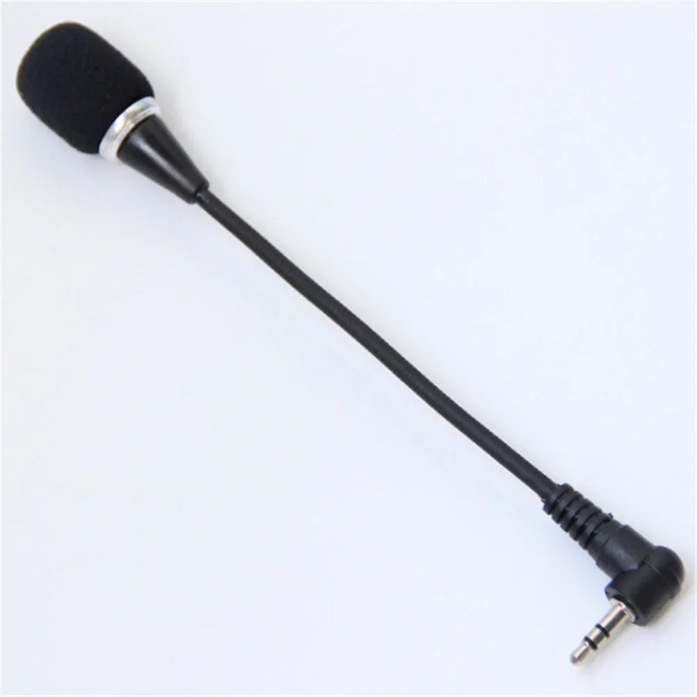 

New Mini 3.5mm Jack Flexible Microphone Speaker Mic For PC Computer Laptop Notebook Condenser Microphone