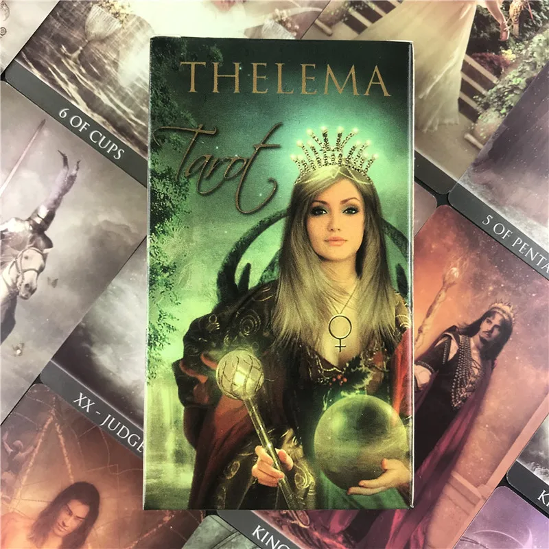 Thelema Tarot карты Настольные игры водительская судьба гадания на английском языке