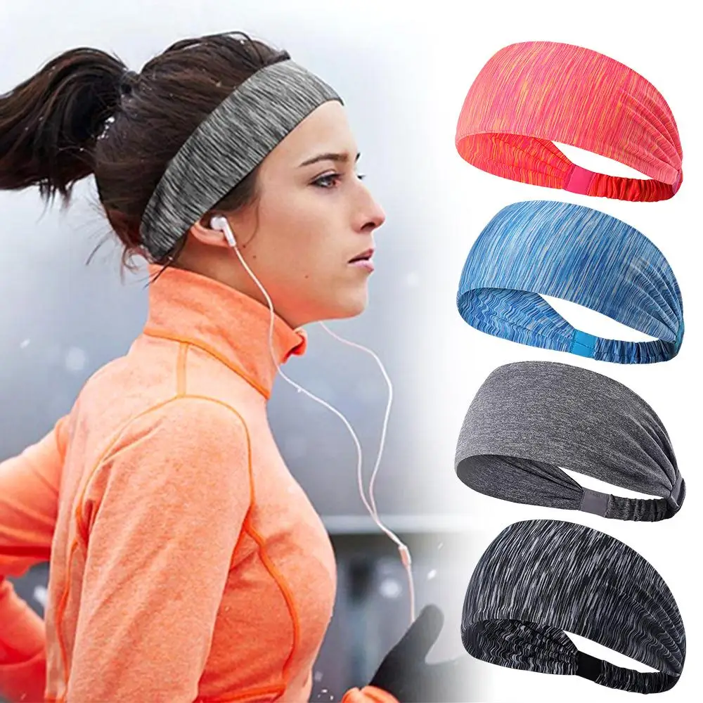

Quality Women Headpiece Stretch Hot Sale Turban Hair AccessoriesHeadwear Yoga Run Bandage Hair Bands Headbands Wide Headwrap