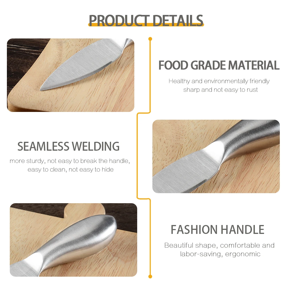 4 шт. набор серебряных ножей для сыра из нержавеющей стали распорка масла резак