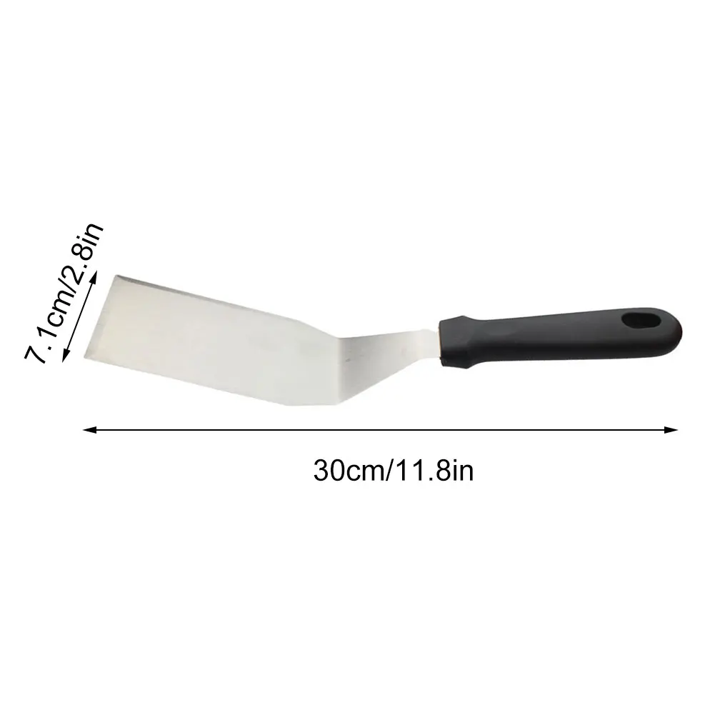 

Stainless Steel Steak Fried Shovel Leaky Spatula Pizza Peel Spade Barbecue BBQ Grill Scraper Kitchen Accessories Cooking Tool