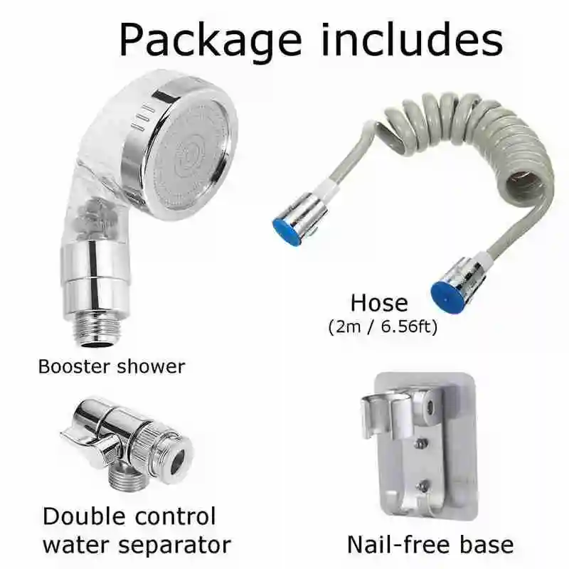 Набор смесителей для душа в ванную комнату ручной небольшой кран с двойным