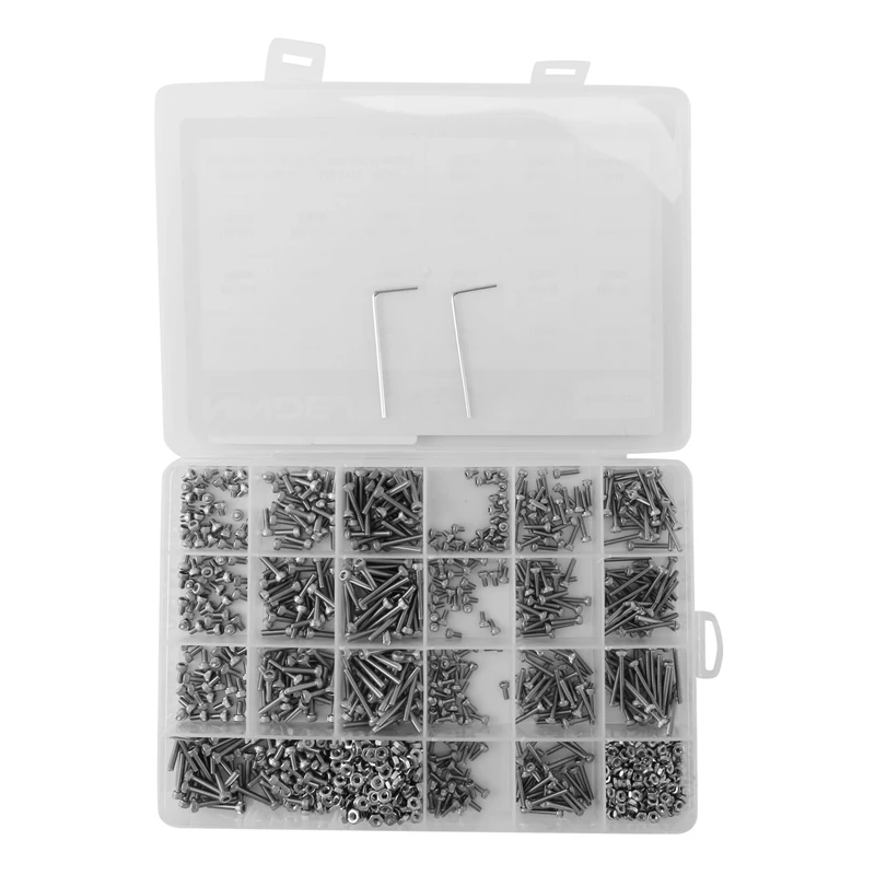 

1322 шт., набор винтов с шестигранной головкой M2 M2 M2, 5