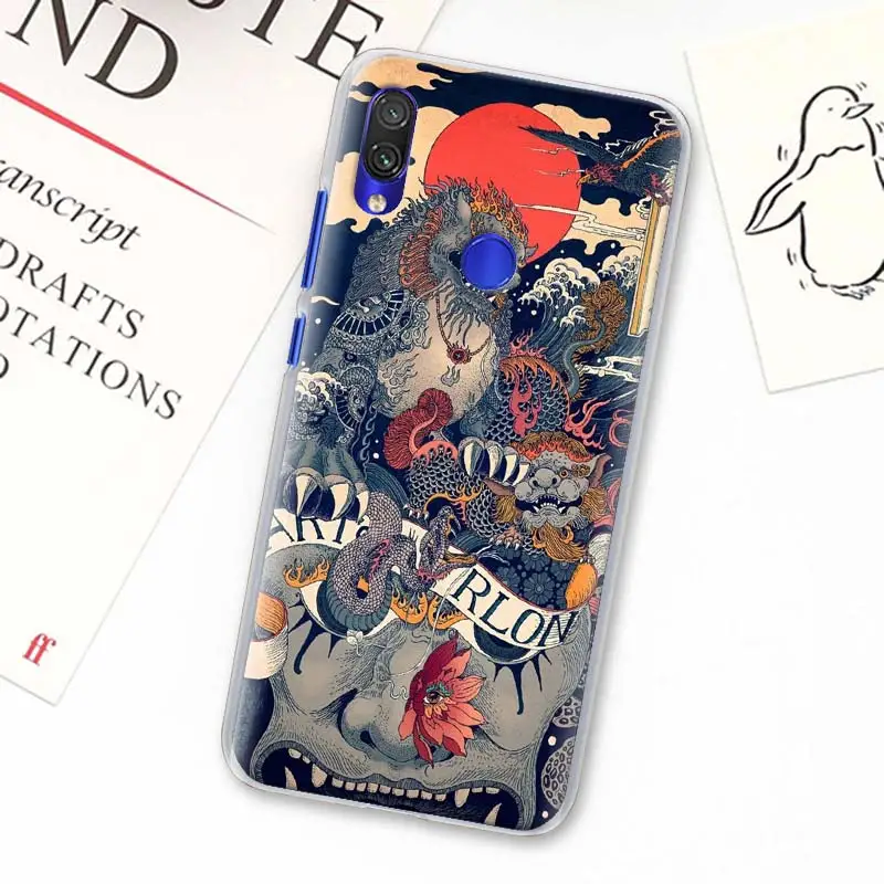 

Japanese style Art Japan Phone Case for Xiaomi Redmi Note 8 9 Pro 7 8T 9S 6 7 6A 7A 8A 9A 9C K20 K30 Pro Hard Cover