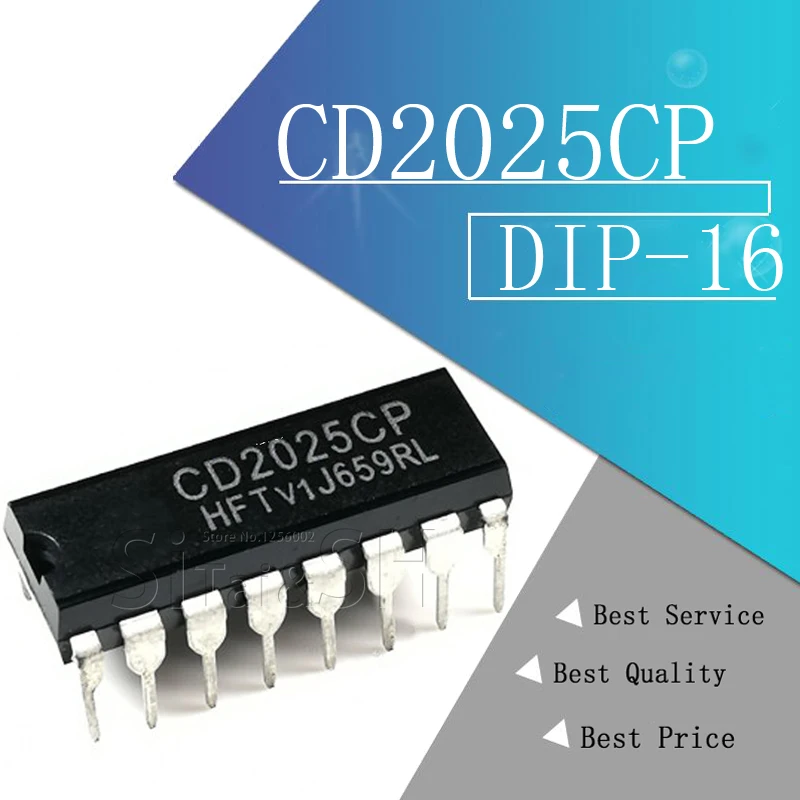 5 шт./лот CD2025 CD2025CP YG2025 DIP 16 IC оригинальный Новый Оптовый электронный в наличии|dip16| |