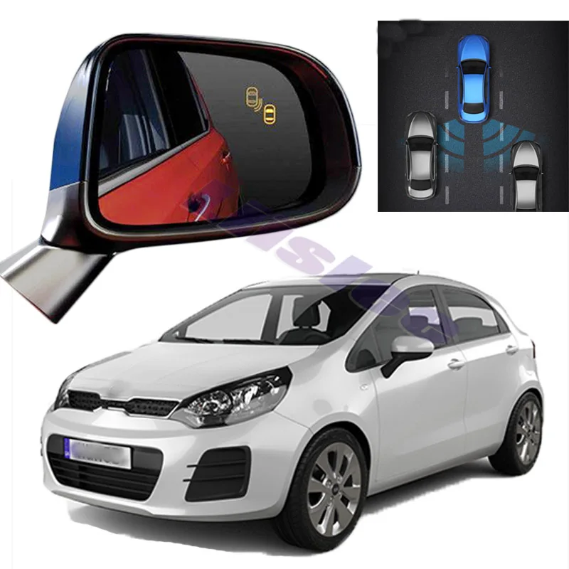 

For KIA Rio K2 Pride UB 2012 2013 2014 2015 2016 Car BSM BSD BSA Radar Warning Safety Driving Alert Mirror Detection Sensor