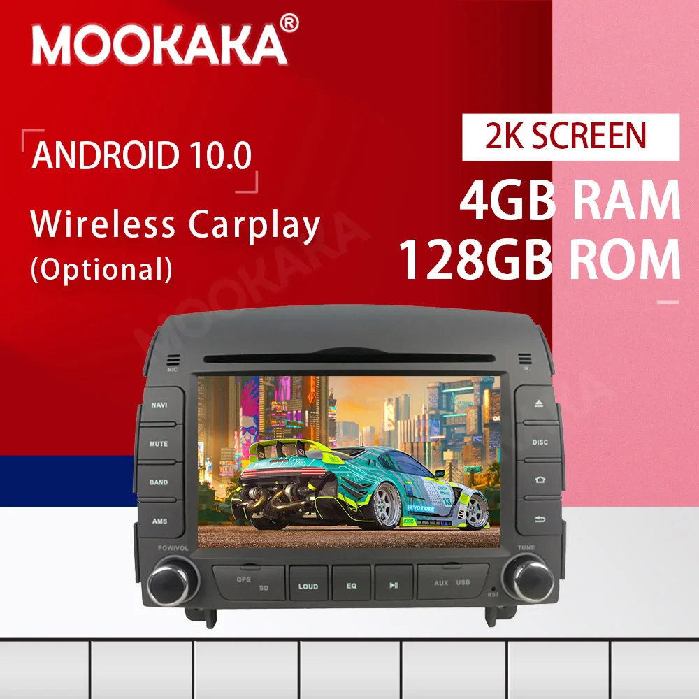 Автомобильный мультимедийный DVD-плеер с экраном 4 + 10 0G на Android 128 для HYUNDAI SONATA NF YU XIAN