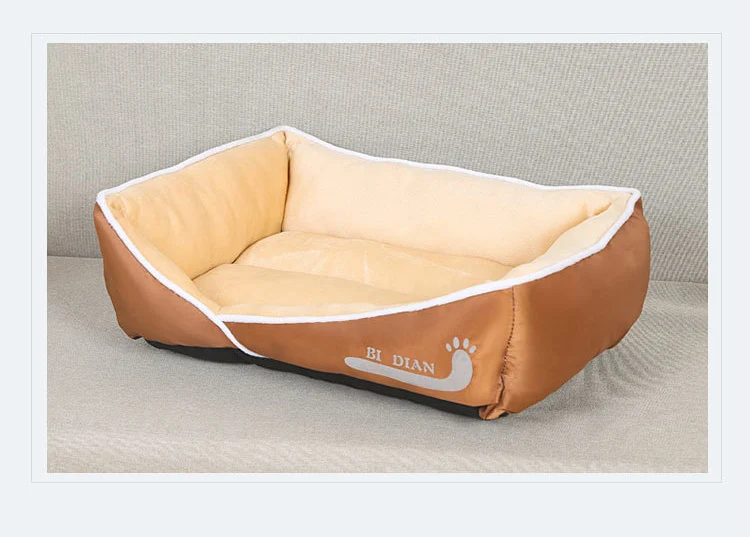 Зимняя теплая кровать для собак диван коврик водонепроницаемая Нижняя кошек