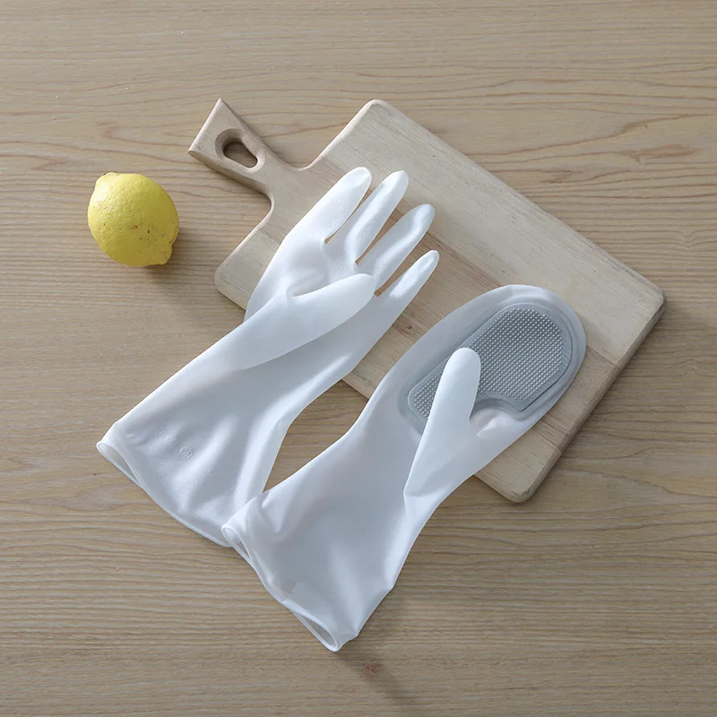 

Multifunctional Magic Brush Housework Dish Washing Gloves Plastic Latex Waterproof Kitchen Cleaner Household Washing Gloves