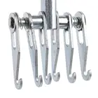 Железный Автомобильный прибор для ремонта вмятин на кузове, прибор с крючком для выдвижного молотка и резьбы, инструменты для ремонта краски на кузове автомобилей