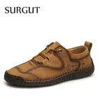 Мужские повседневные Лоферы SURGUT, черные Лоферы ручной работы в стиле ретро для отдыха, Брендовая обувь для мужчин, 2022