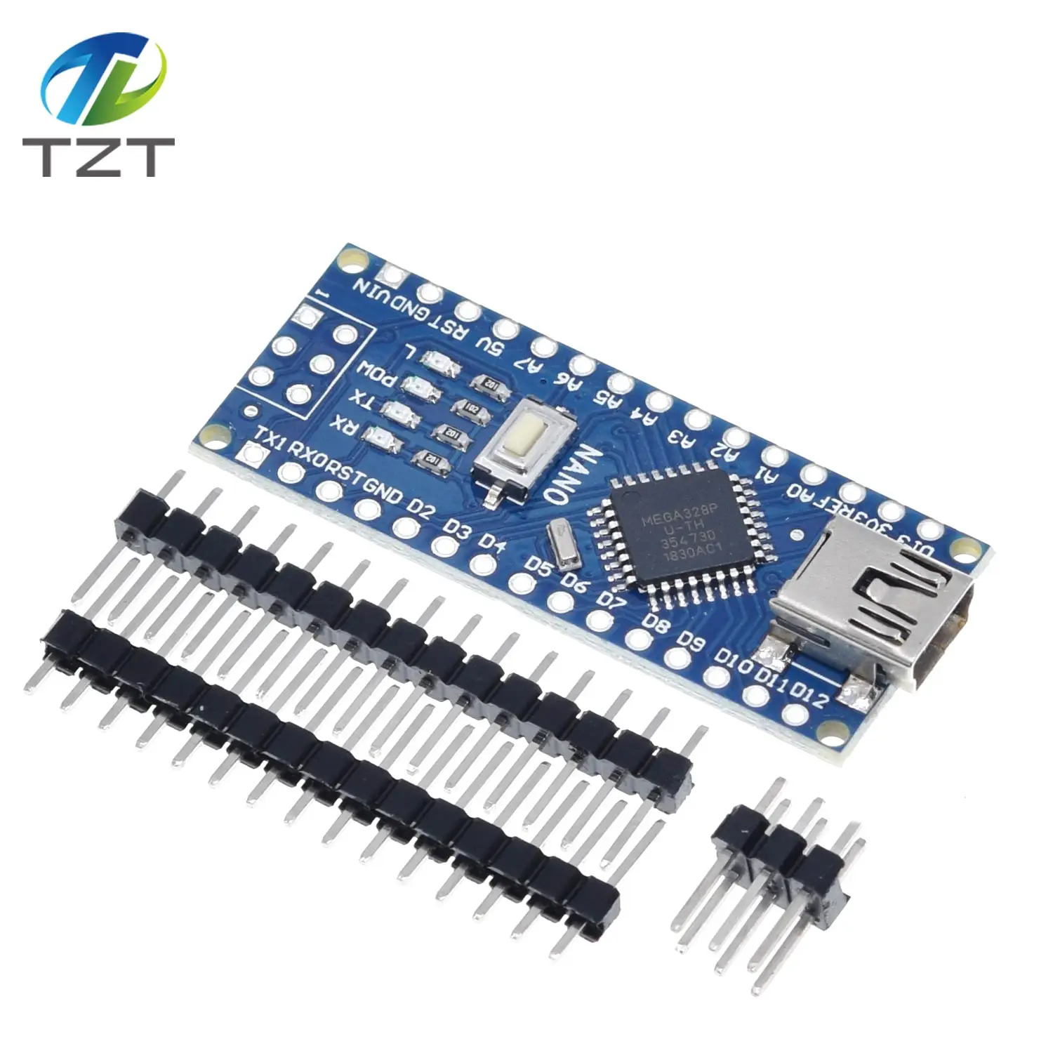 Мини-usb с контроллером загрузчика Nano 3,0 совместимый для Arduino CH340 usb-драйвер 16 МГц NANO V3.0 Atmega328 MCU