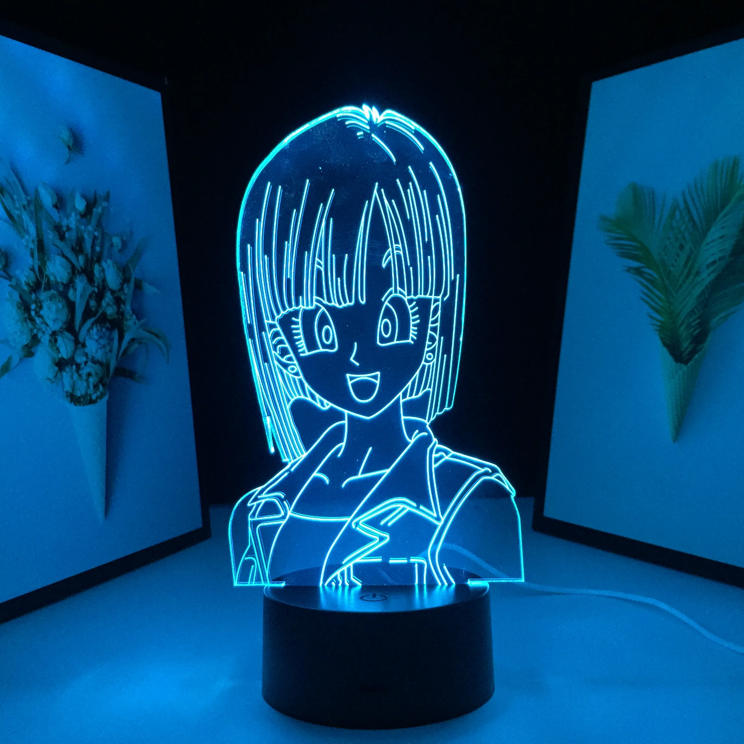 

Anime Figure 3D LED Nightlight for Cool Child Birthday Gift Bedroom Decor Light Table Lamp Manga Touch Sensor Colorful Light