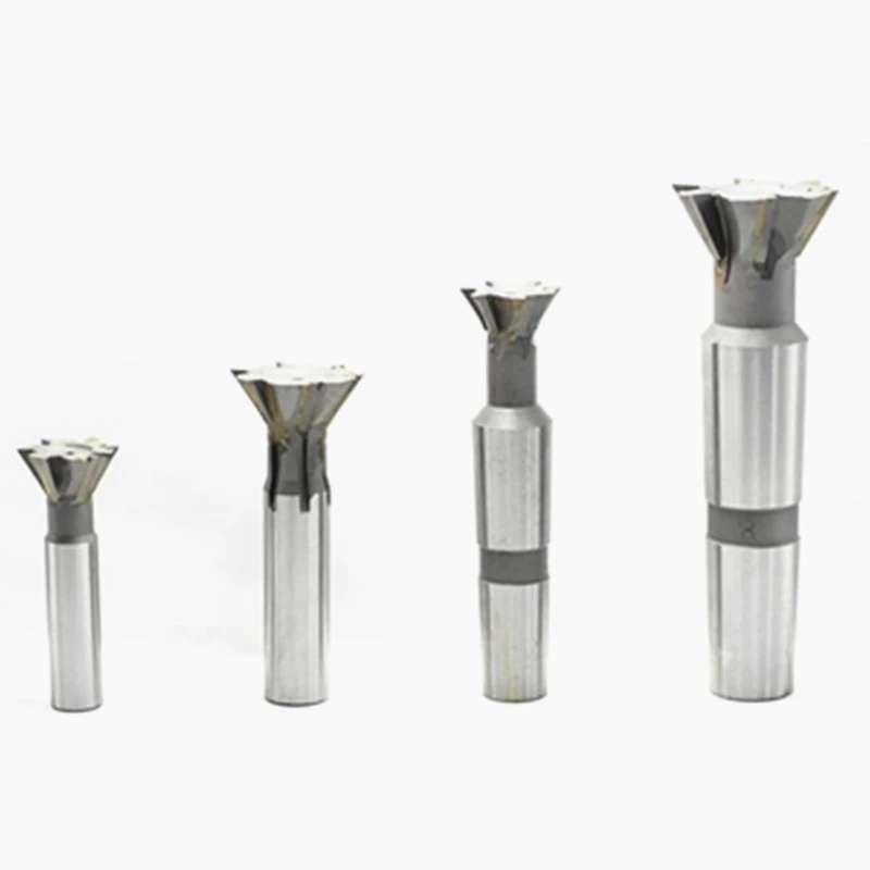 Вольфрамовая сталь разъем ласточкиного хвоста Фрезерный резак 45 55 60 градусов