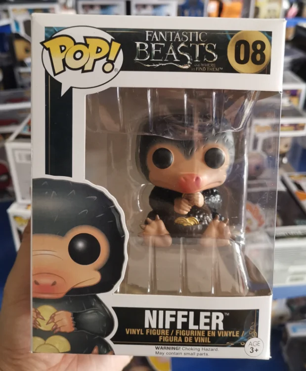 Funko Pop с фантастическими животными и где их найти 10 см NEWT SCAMANDER NIFFLER Thestral Pickett виниловые фигурки модель игрушки - Цвет: with box