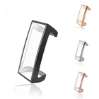 Чехол для Fitbit Charge 2, защитный чехол для Fitbit Charge 3, умные аксессуары, бампер из ТПУ, экран с пленкой, защитный чехол