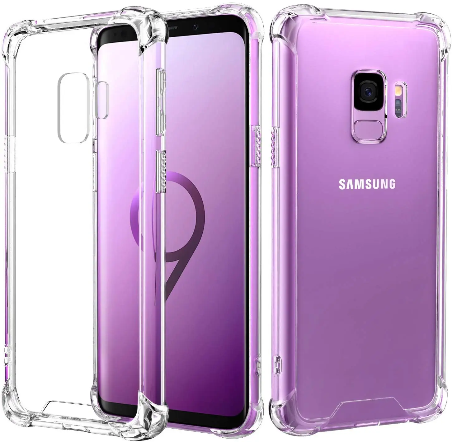 Для samsung S9 чехол с кристаллом для телефона Прозрачный Ультра мягкий ТПУ Note10 Plus