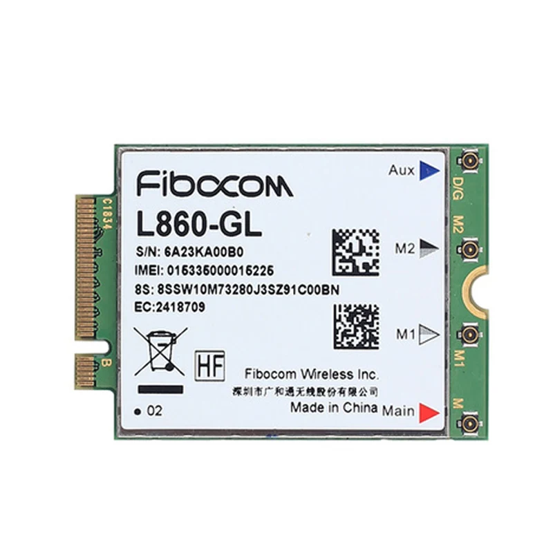 

Fibocom L860-GL 4G LTE Wireless WWAN Module M.2 MIMO Card For IBM Lenovo ThinkPad X1 Carbon 7th Gen,P43s, T490, X1 Yoga 4th Gen