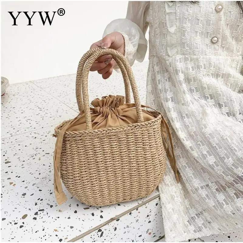 

Bags for Women Straw Bag Summer Beach Tote Straw Bag Pompom Beach Bags Straw Basket Medium Straw Bags Tote Summer in Handbags