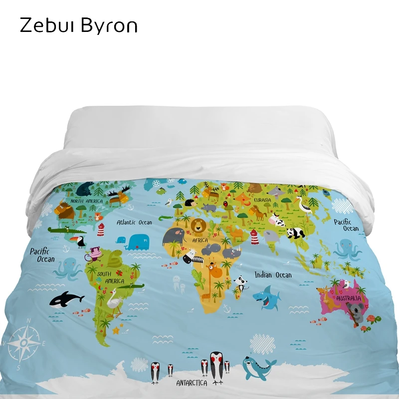 3D мультяшный пододеяльник одеяло/покрывало для детей/малышей/детей постельные
