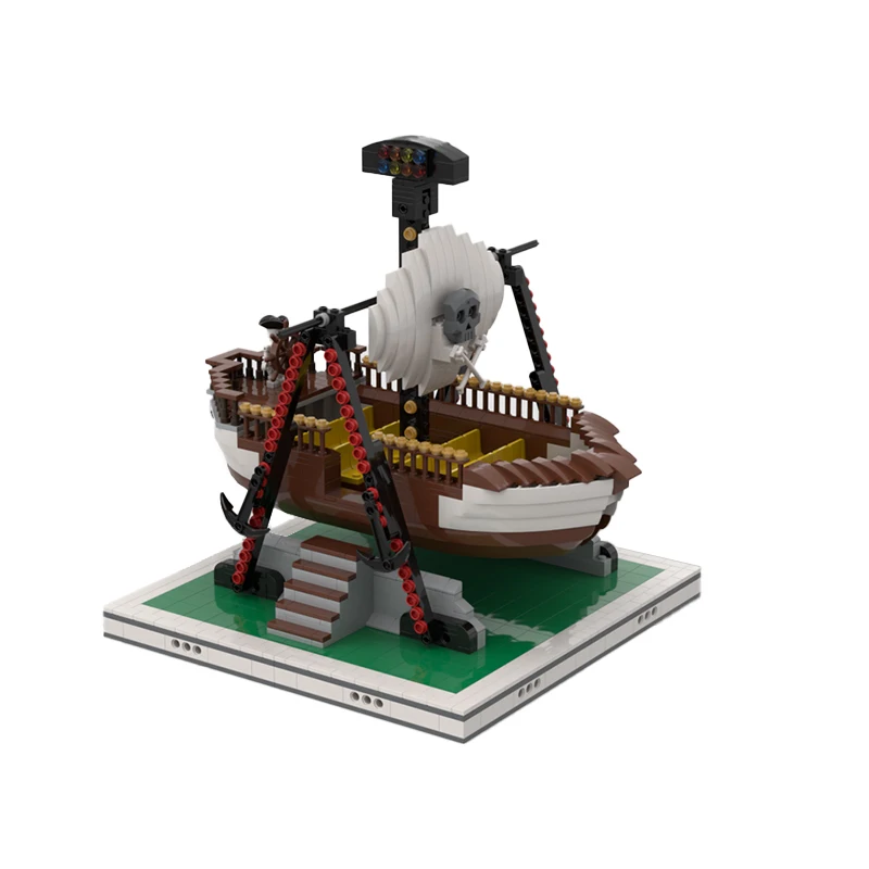 1048 шт в уличном стиле для детей с учетом Архитектура Развлечений Пиратский