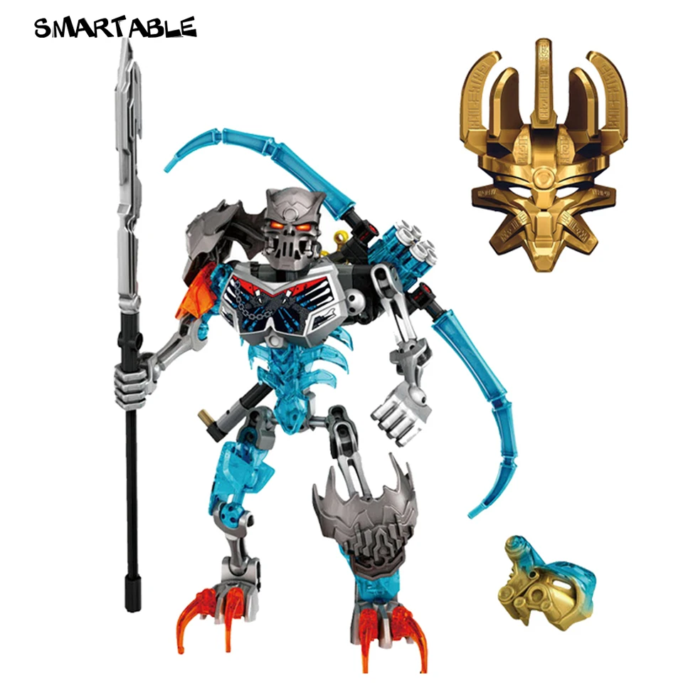 

Smartable BIONICLE Skull Warrior Figures Building Block Toys Set For Boys Compatible Major Brands Christmas Gift 103pcs/Set